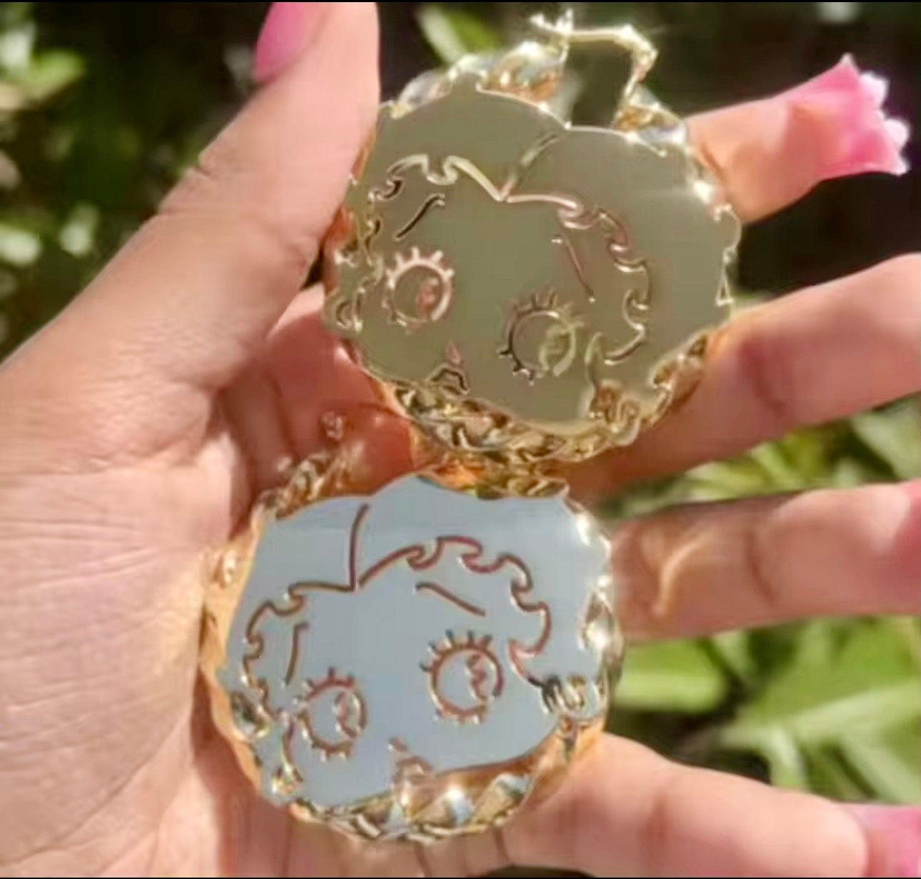 Character Hoop Earrings
