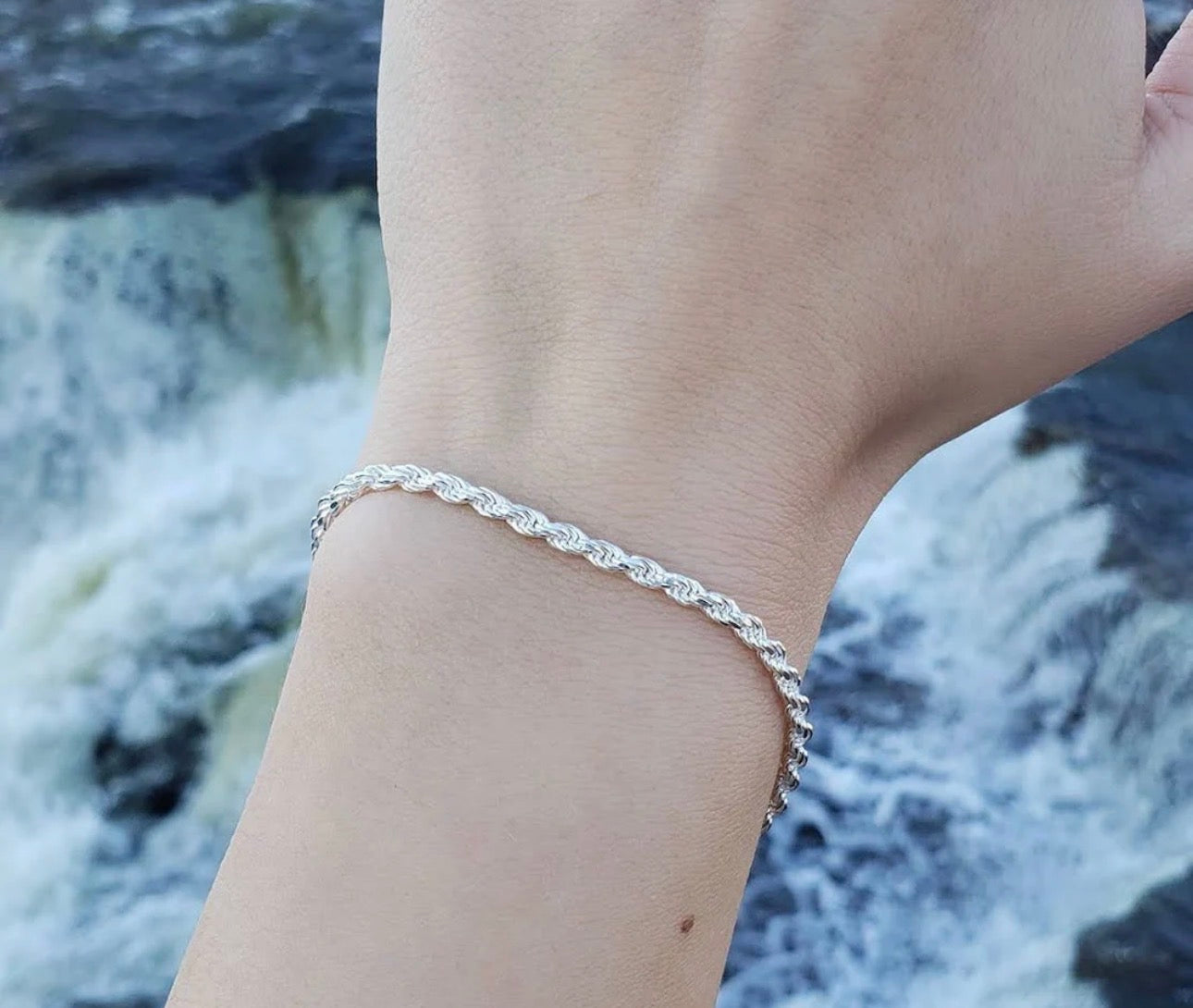 18k Rope Chain Bracelet