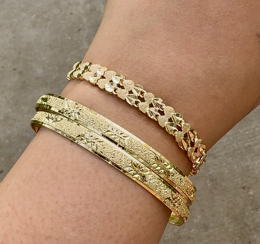 14k Heart Bracelet