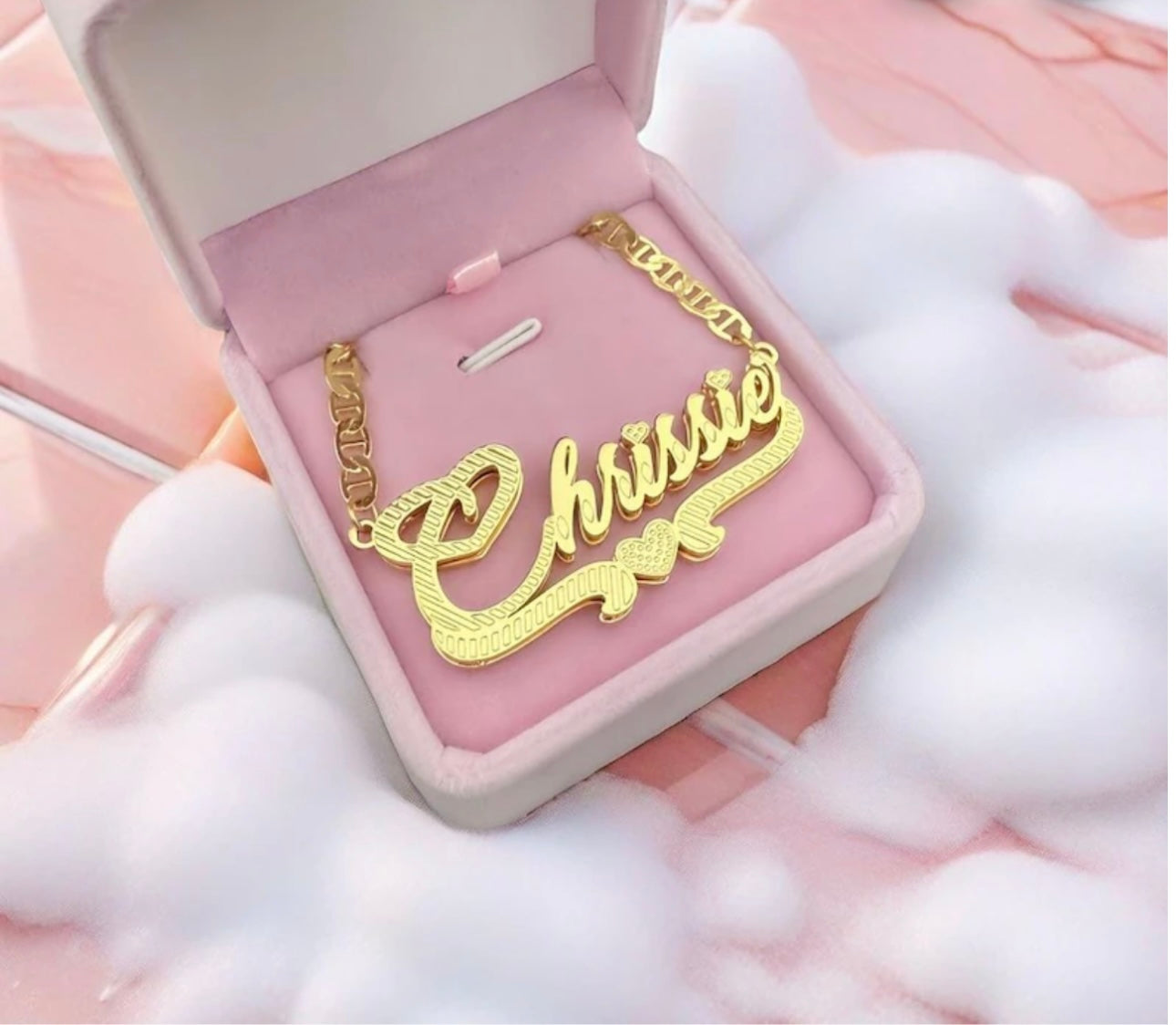 Double Plated Name Necklace